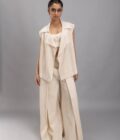 Drape sleeves jacket