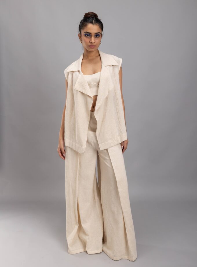 Drape sleeves jacket