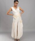 Mid-rise Barrel trousers