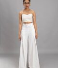 Crop top detailed with gathers
